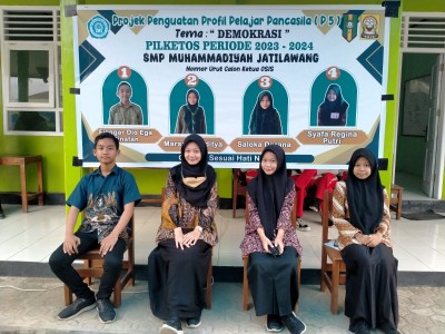 Pemilihan Ketua Osis/IPM SMP Muhammadiyah Jatilawang