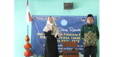 Pengajian Ramadhan 1443 H dan Pelantikan Pengurus OSIS/IPM Ranting SMP Muhammadiyah Jatilawang